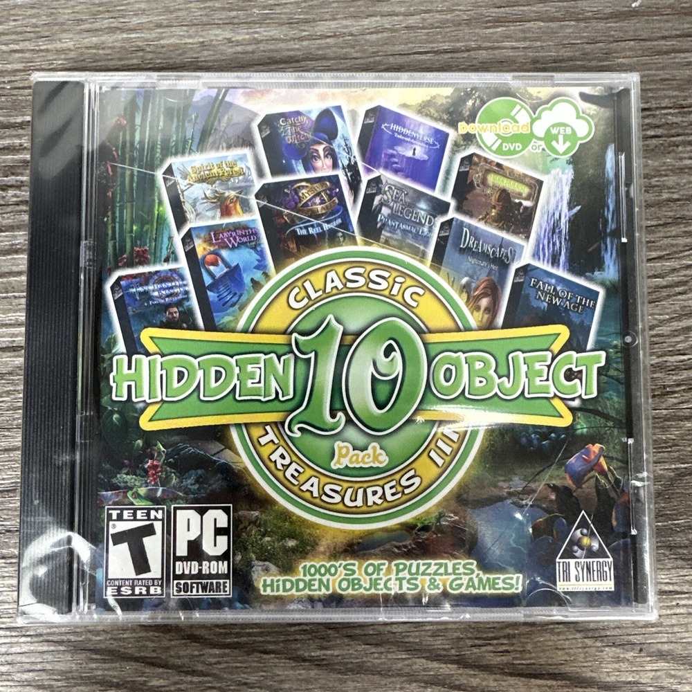Classic Treasures III Hidden Object 10 Pack PC Game
